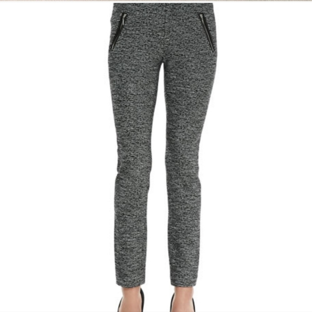 Rebecca Taylor Tweed Zippocket Stovepipe Pants